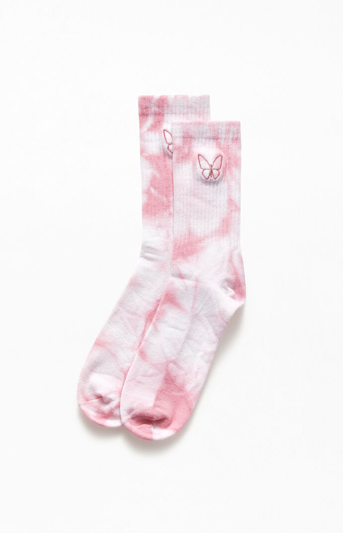 Tie Dye Butterfly Sock