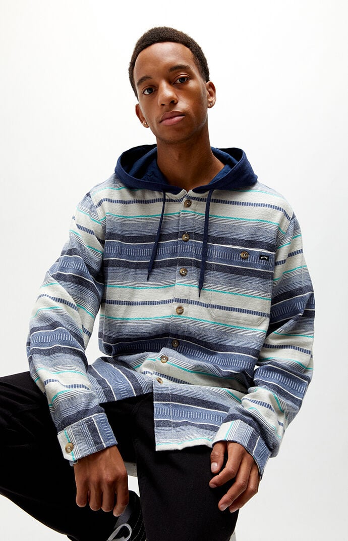 Flannel hoodie pacsun hotsell