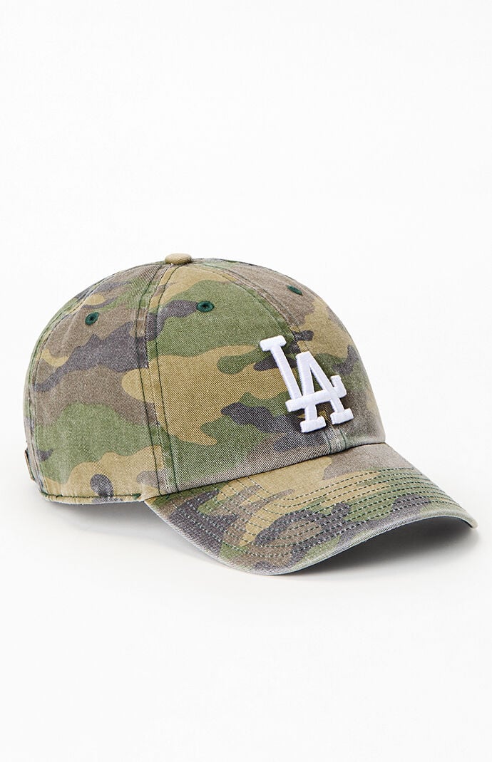 47 Brand LA Dodgers Camo Clean Up Dad Hat | PacSun