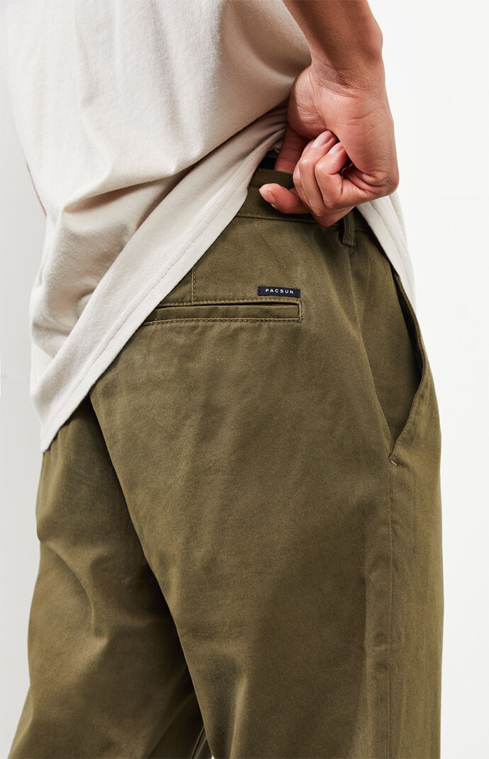 Olive Chino Pants