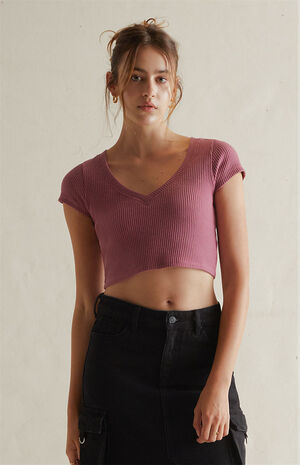 Waffle Knit T-Shirt image number 2