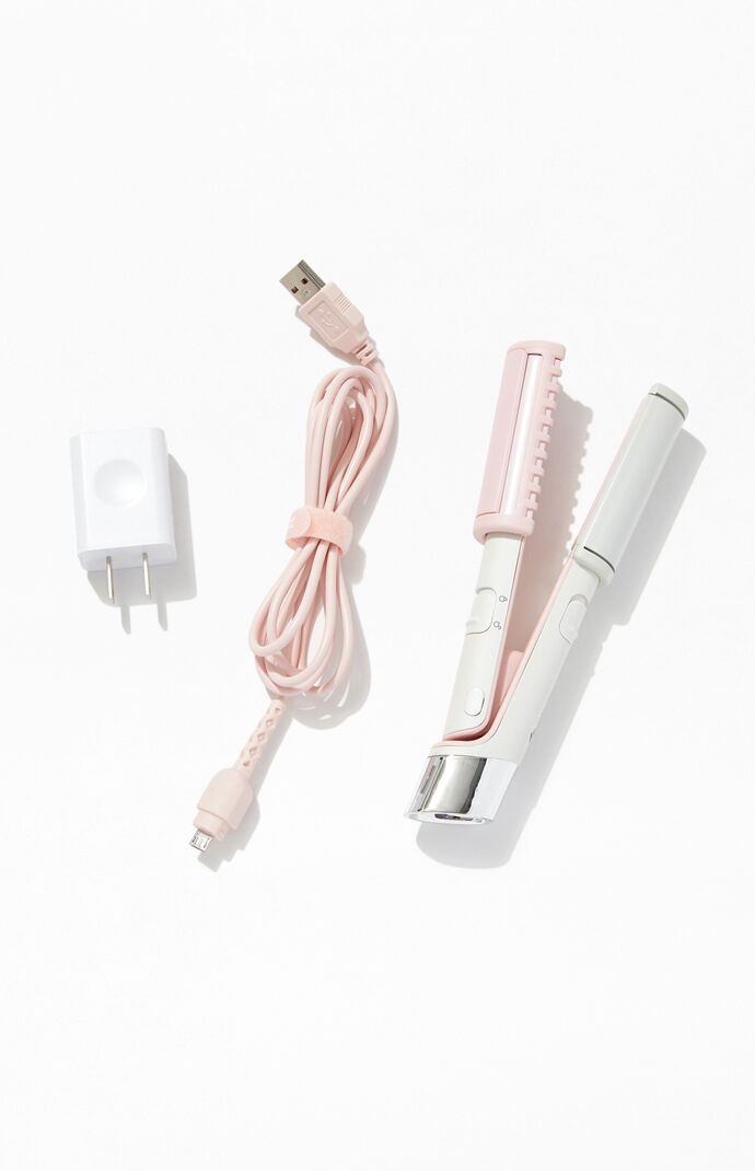 Pink USB Mini Hair Iron