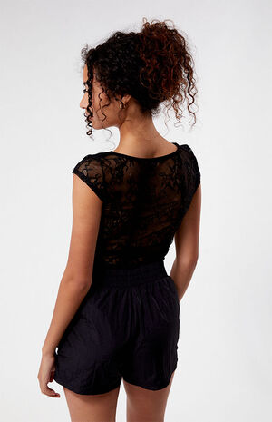 Cargo Elastic Waist Shorts image number 3