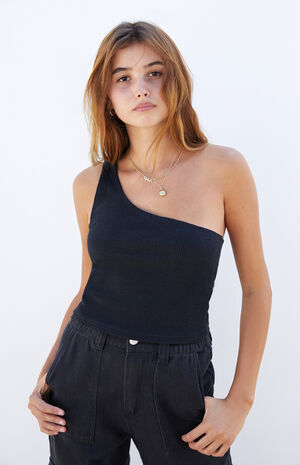 Me To We One Shoulder Tank Top Pacsun