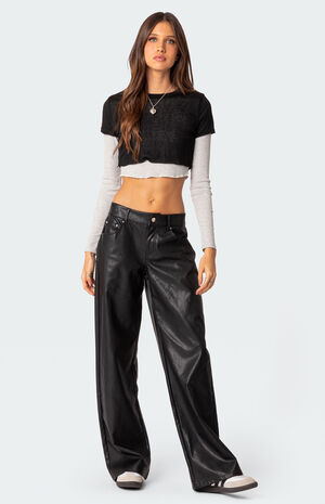 Layered Long Sleeve T-Shirt image number 2