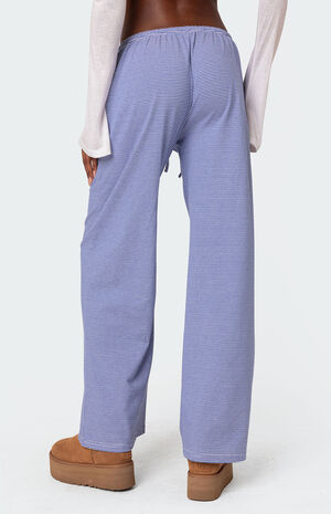 Olivia Striped Loose Fit Pants image number 5