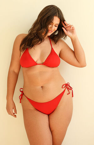 Mia Tie Side Cheeky Bikini Bottom image number 5