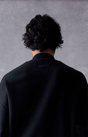 Jet Black Crew Neck Sweatshirt image number 5