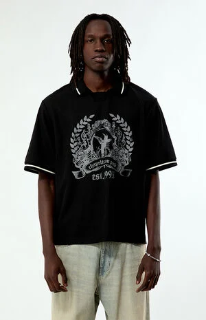 Black 199x Short Sleeve Soccer Jersey image number 1