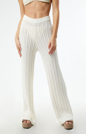 Charlize Wide Leg Knit Pants image number 2