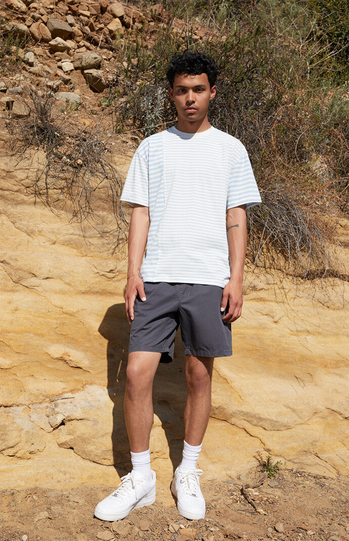 Split Mix Striped T-Shirt