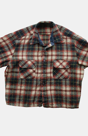 '90s Flannel Cropped Top image number 3