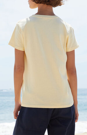 Yellow Chloe Short Sleeve Top image number 4