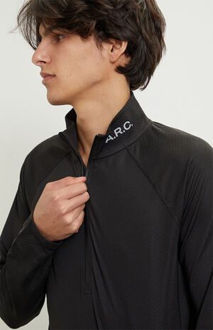 Active Black Performance Mid Layer Long Sleeve T-Shirt image number 3