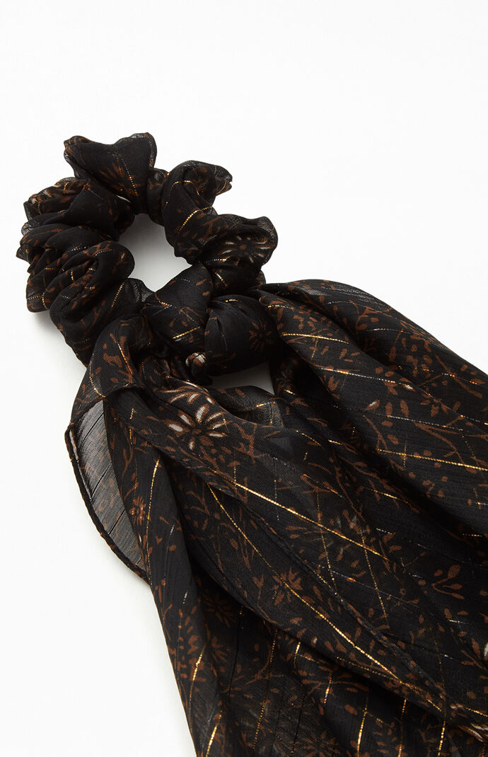 Fall Flowy Scrunchie