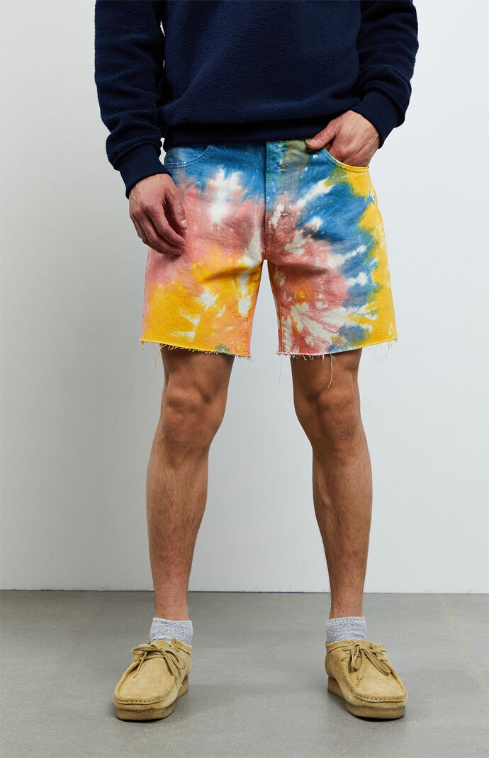 511 Tie-Dyed Cut-Off Denim Shorts