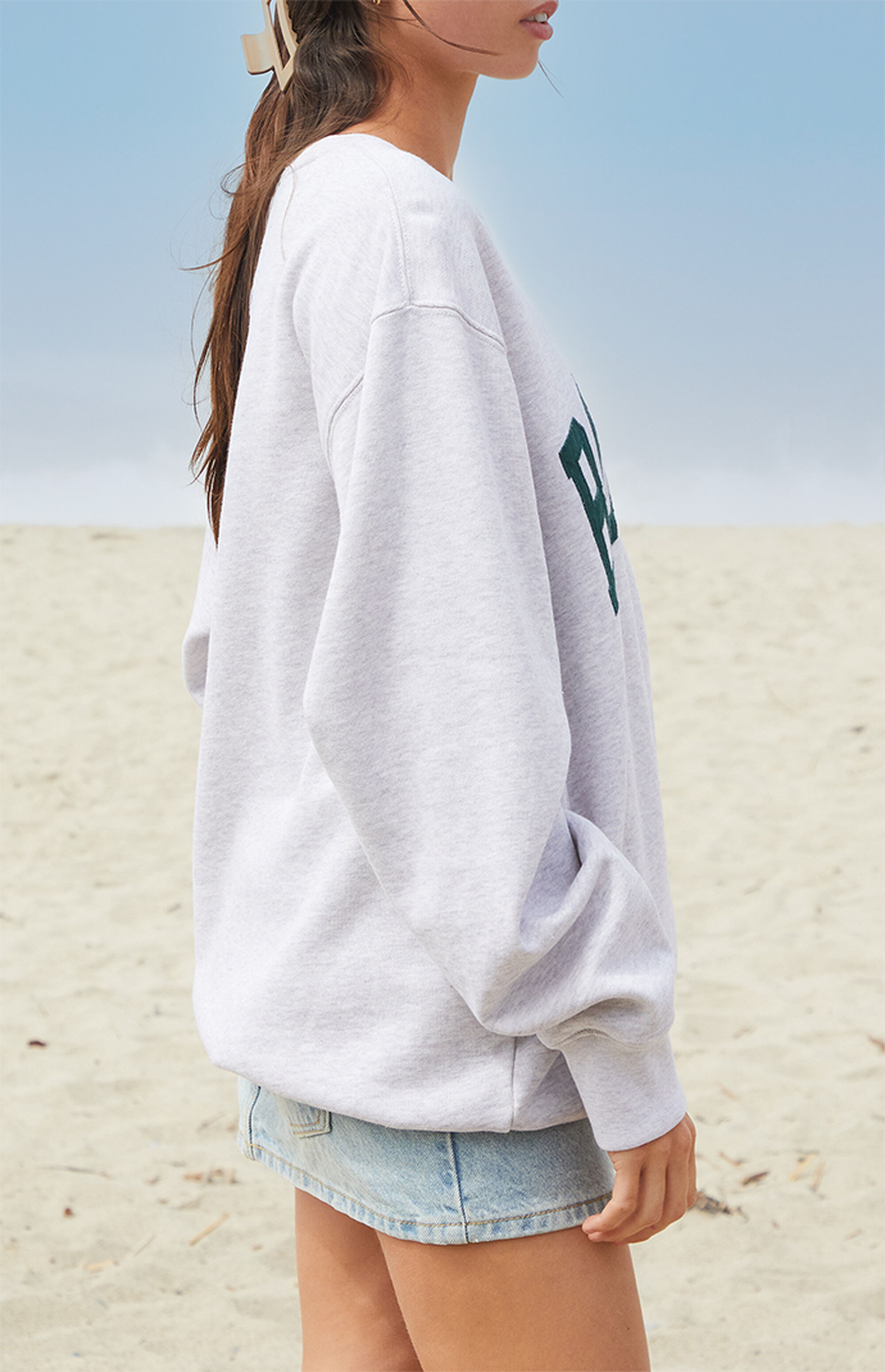 John Galt Boston Erica Crew Neck Sweatshirt | PacSun