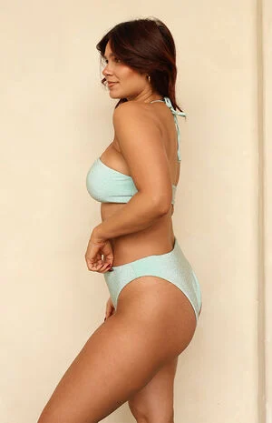 Seashore High Waisted Cheeky Bikini Bottom image number 5