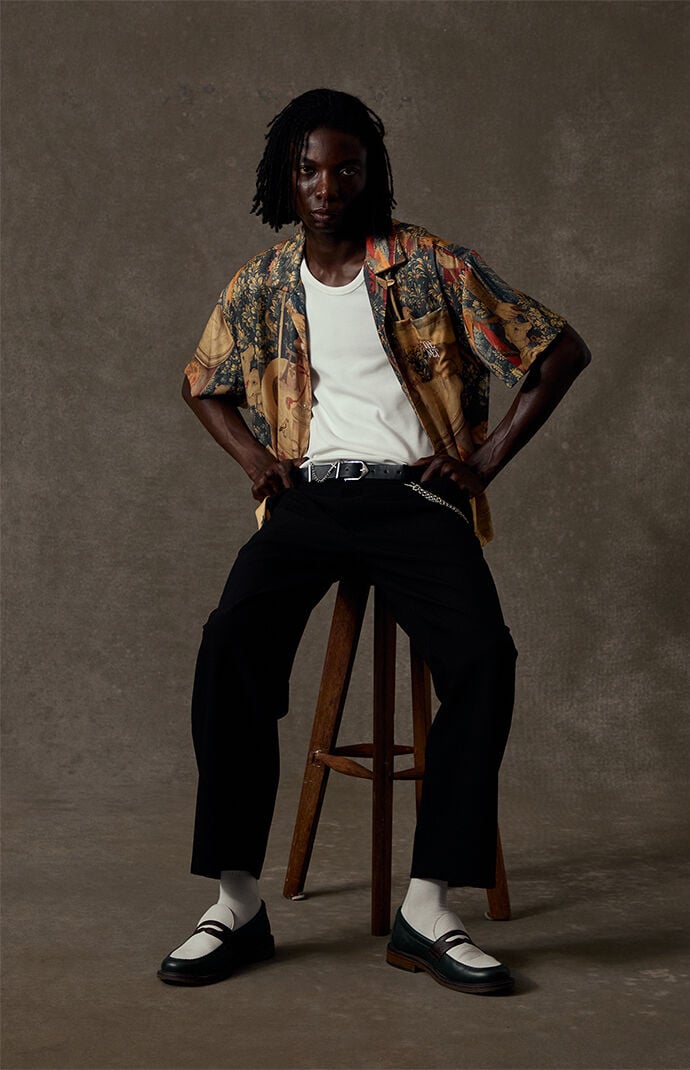 The Met x Pacsun French Tapestries Camp Shirt