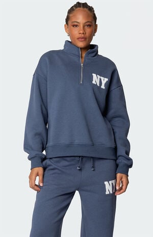 NY Quarter Zip Sweatshirt image number 1