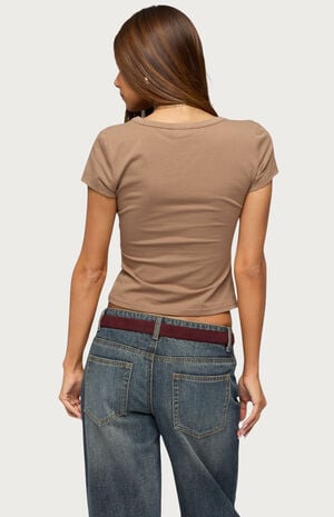 Merinda V Neck T-Shirt image number 3