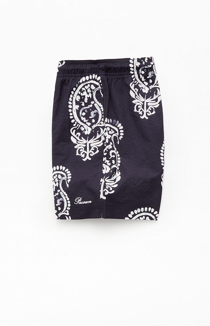 Pacsun Watercolor 4.5" Swim Trunks