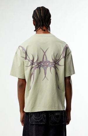 Tan Metallic Cyber T-Shirt image number 4