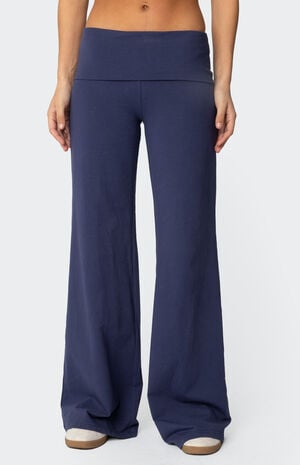 Wide Leg Fold Over Pants image number 2