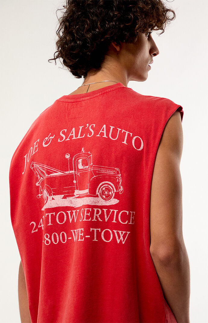 Pacsun Joe and Sal's Cut-Off Muscle T-Shirt