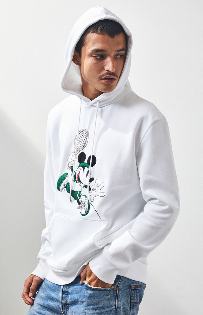 lacoste mickey mouse tennis hoodie