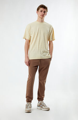 Brown Fleece Jogger Sweatpants image number 2