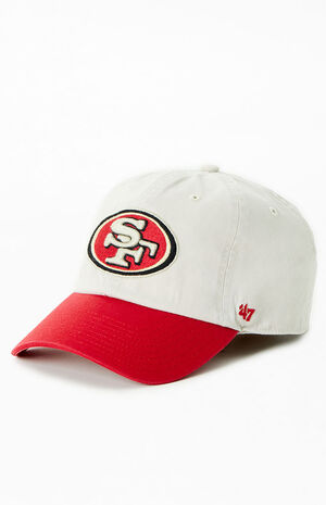 47 Brand San Francisco 49ers Sidestep Clean Up Dad Hat