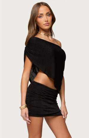 Fiora One Shoulder Cutout Mini Dress image number 2