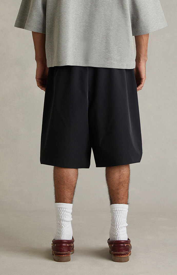 Fear of God ESSENTIALS Vintage Black Active Trace Relaxed Shorts