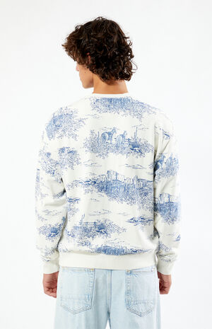 Relaxed Graphic Crew Neck Sweatshirt image number 3