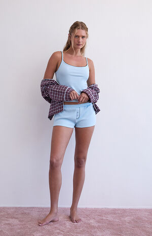 Jersey Knit Pajama Tank Top image number 5