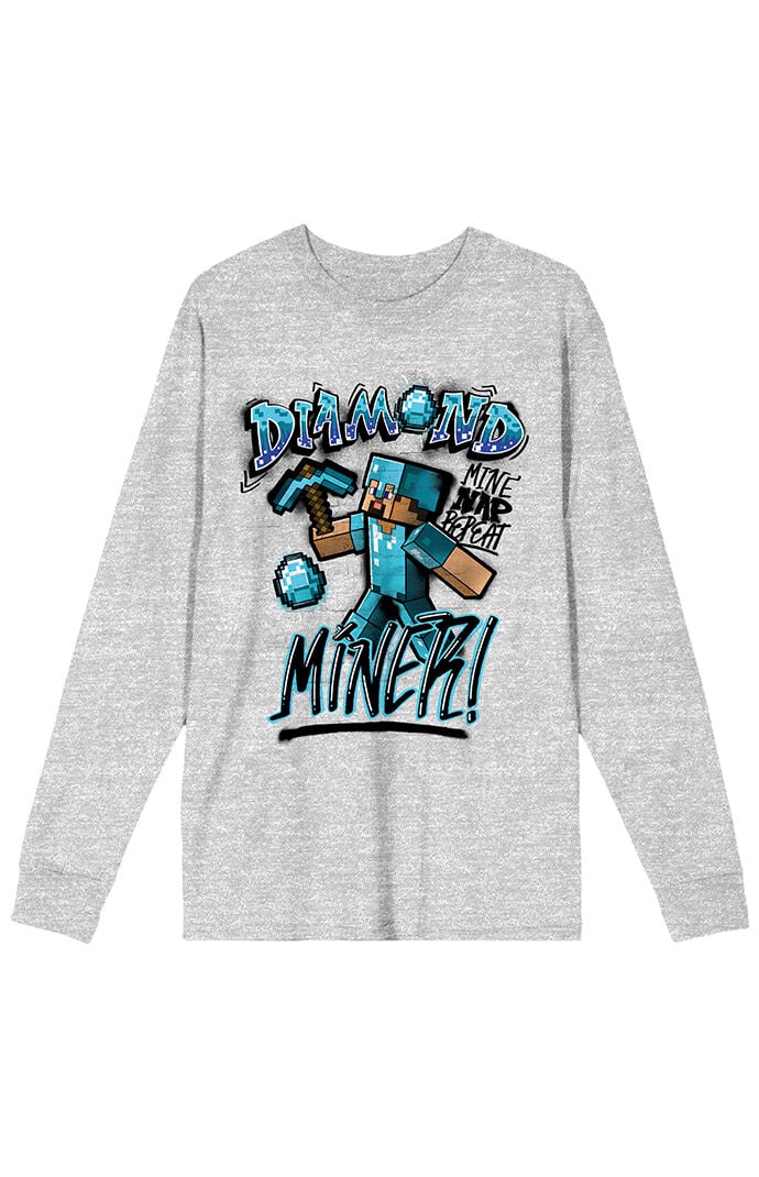 Minecraft long online sleeve shirt