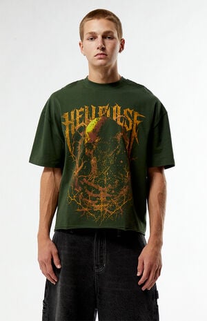 Hellpulse Cropped Boxy T-Shirt image number 1