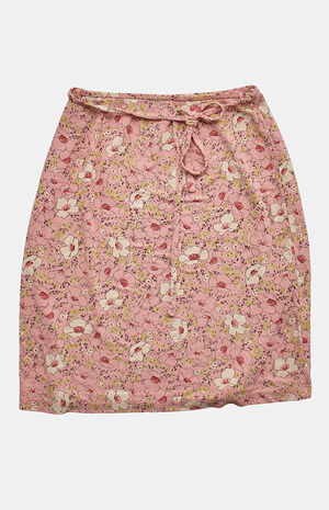Pink 2000s Y2K Midi Skirt image number 2