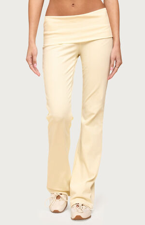 Ivanne Foldover Flared Pants image number 1