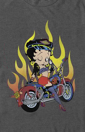 Betty Boop Biker T-Shirt image number 2