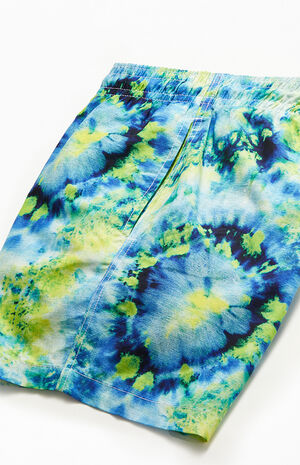 Blossom Tie Dyed 17" Swim Trunks Blossom Tie Dyed 17" Swim Trunks image number null
