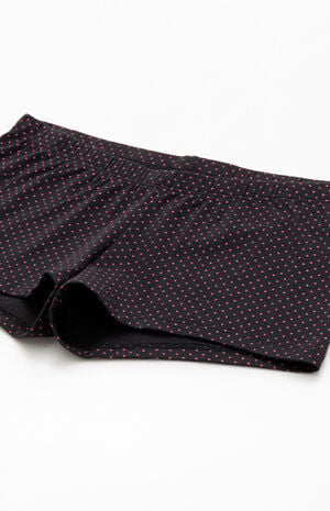 Black Polka Dot Boxer Boyshorts image number 2