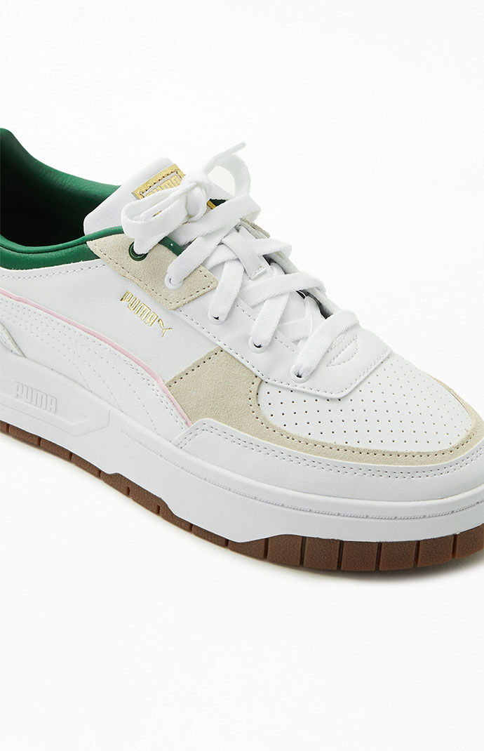 Puma cali white green discount