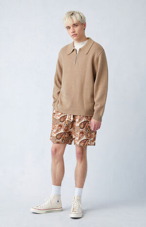 Paisley Tapestry Shorts image number 4