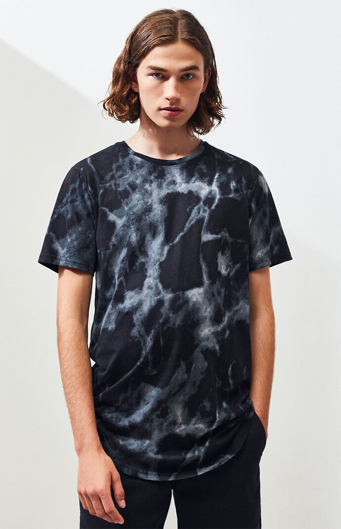 Marbe Tie-Dyed Scallop T-Shirt