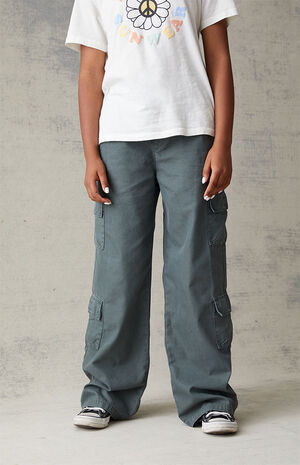 Green Baggy Cargo Pants image number 4