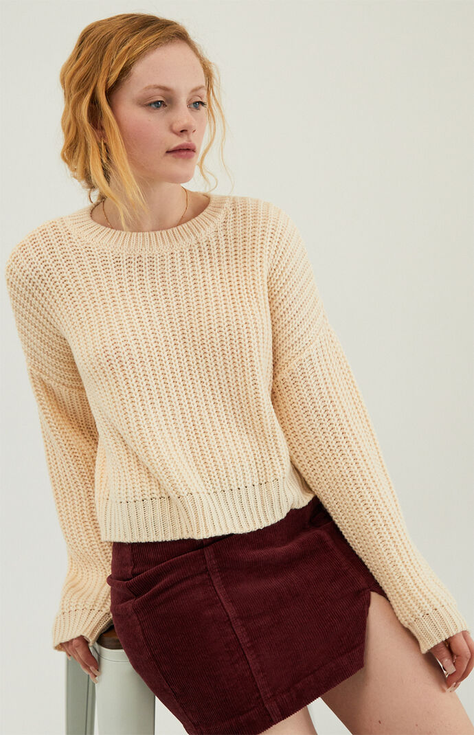 Shaker Stitch Sweater
