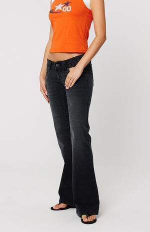 00 Shanae Super Low Kick Flare Jeans image number 2