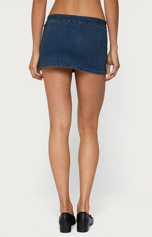 Taliyah Stretchy Denim Mini Skort image number 3
